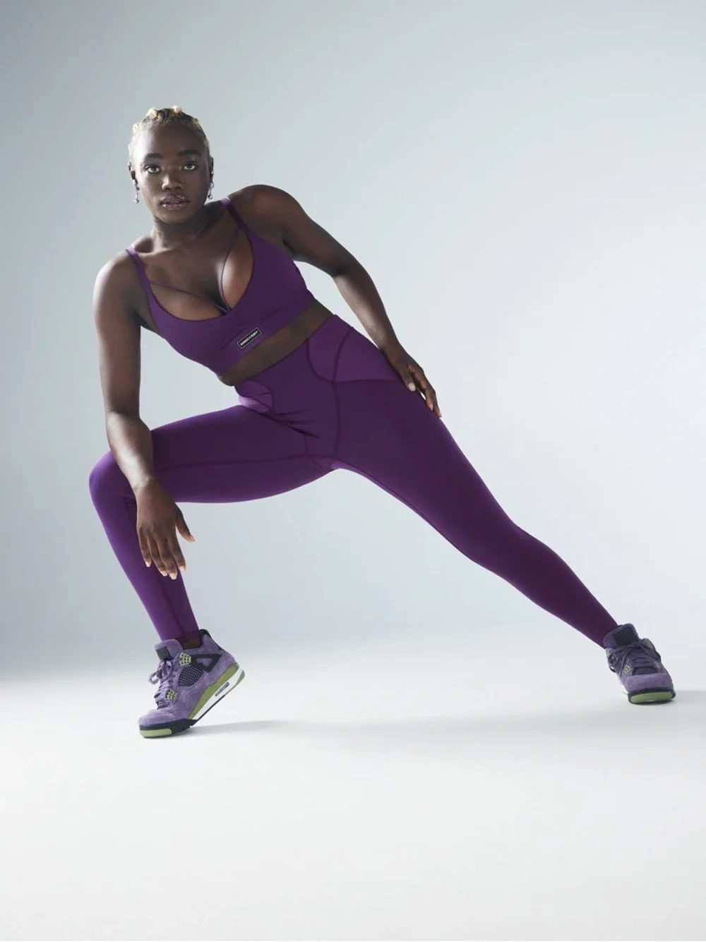 Savage X Fenty Curve Alert High-Waist Rib Leggings in Purple 3X NWT